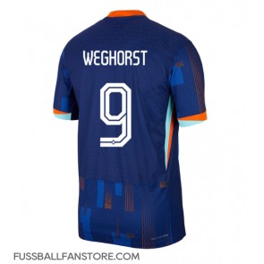 Niederlande Wout Weghorst #9 Replik Auswärtstrikot EM 2024 Kurzarm